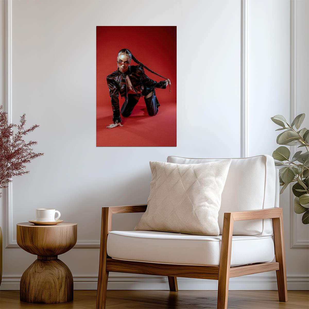 Girlset Savanna | Commas Poster | Warm Tone Decor - Music Poster