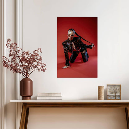 Girlset Savanna | Commas Poster | Warm Tone Decor - Music Poster