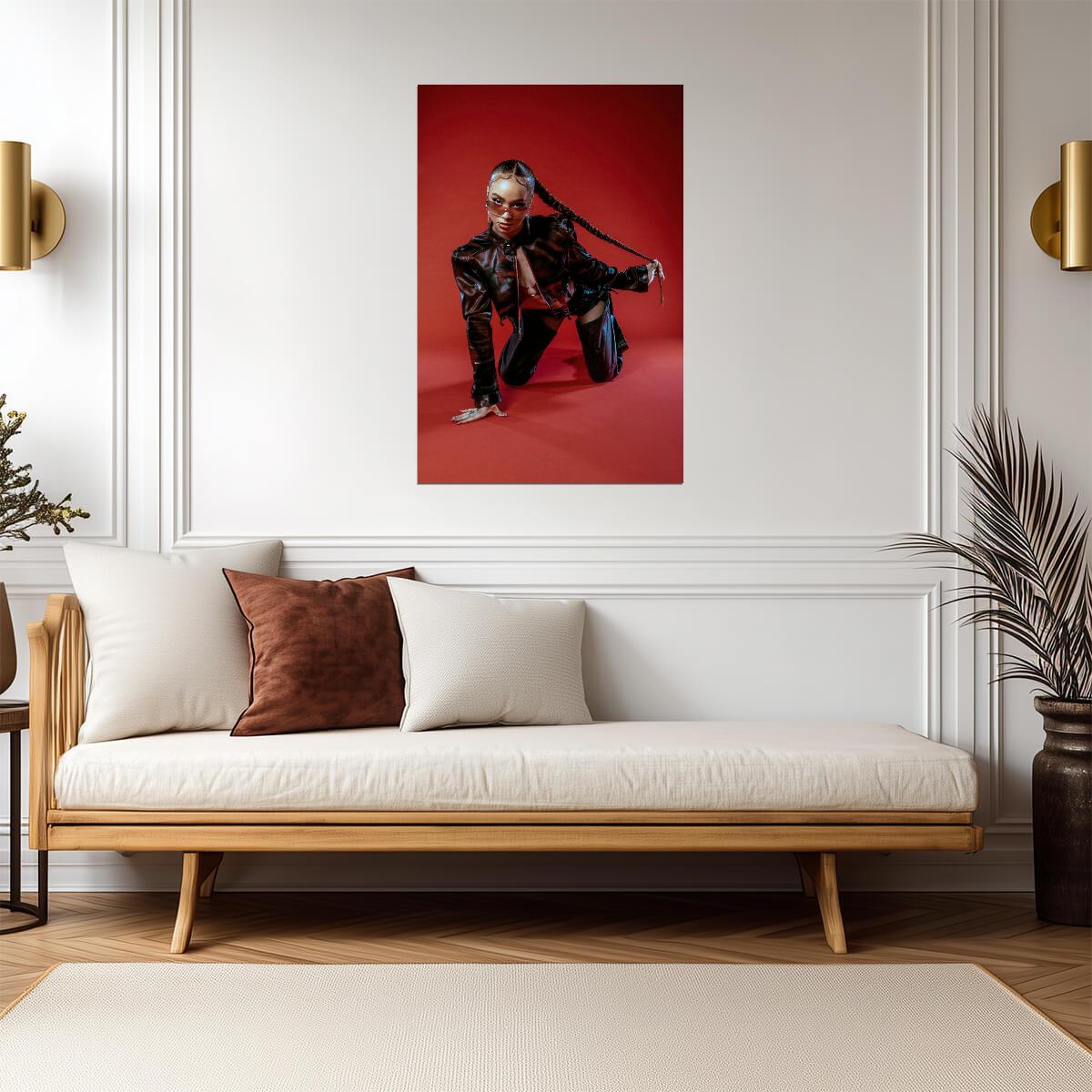 Girlset Savanna | Commas Poster | Warm Tone Decor - Music Poster