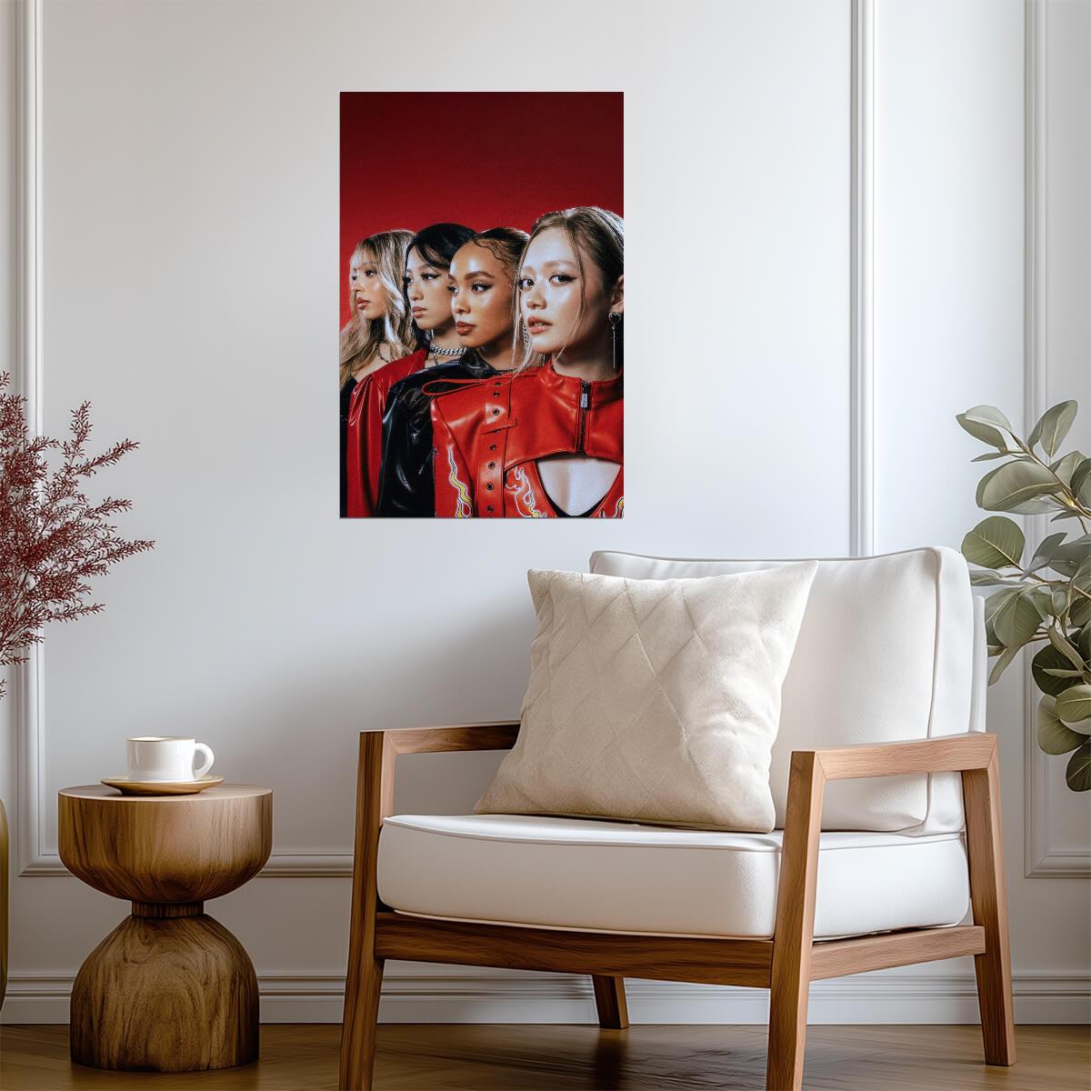 Girlset Group | Commas Art | K-pop Wall Poster - Music Poster
