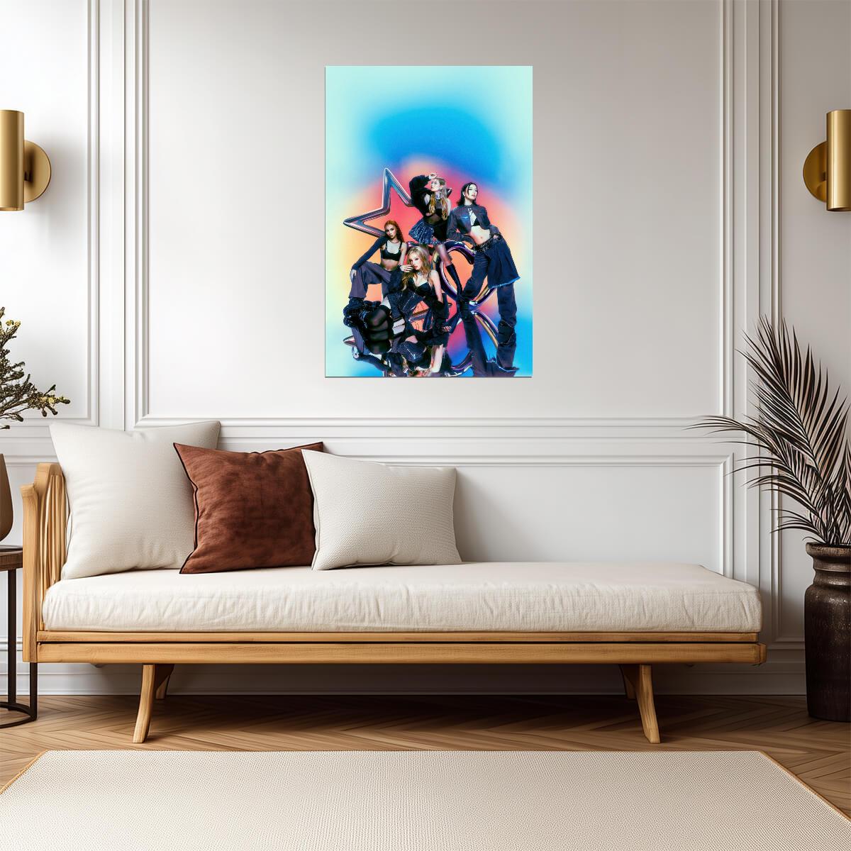 Girlset Group | Little Miss Art | K-pop Aesthetic Poster - Music Poster