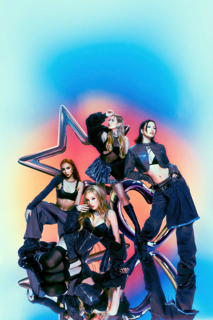 Girlset Group | Little Miss Art | K-pop Aesthetic Poster - Music Poster