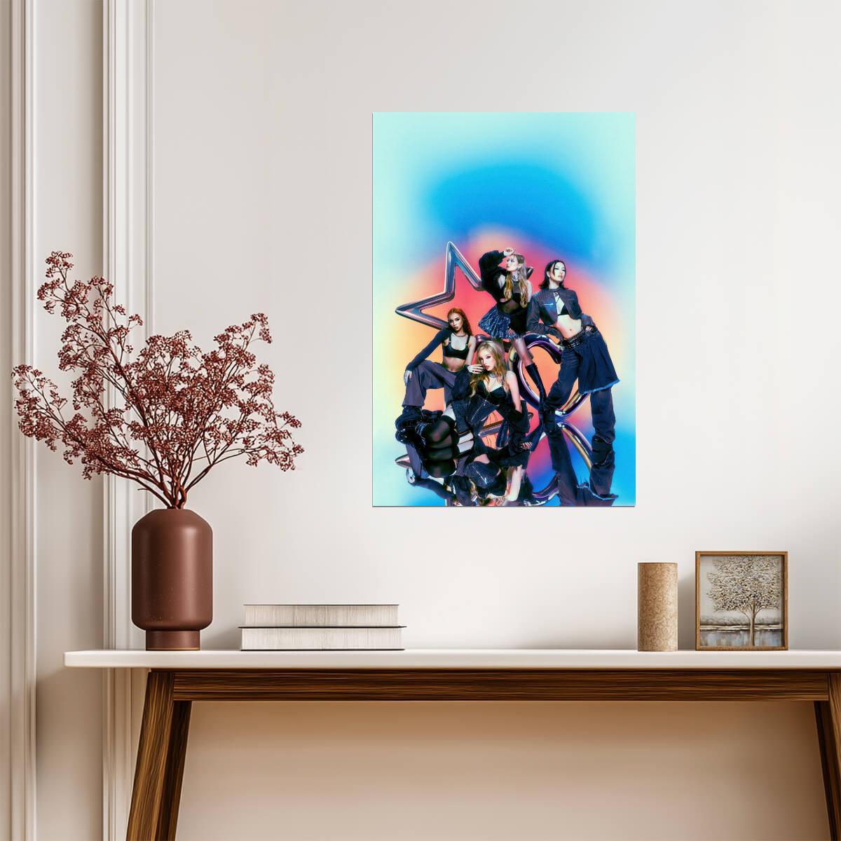Girlset Group | Little Miss Art | K-pop Aesthetic Poster - Music Poster