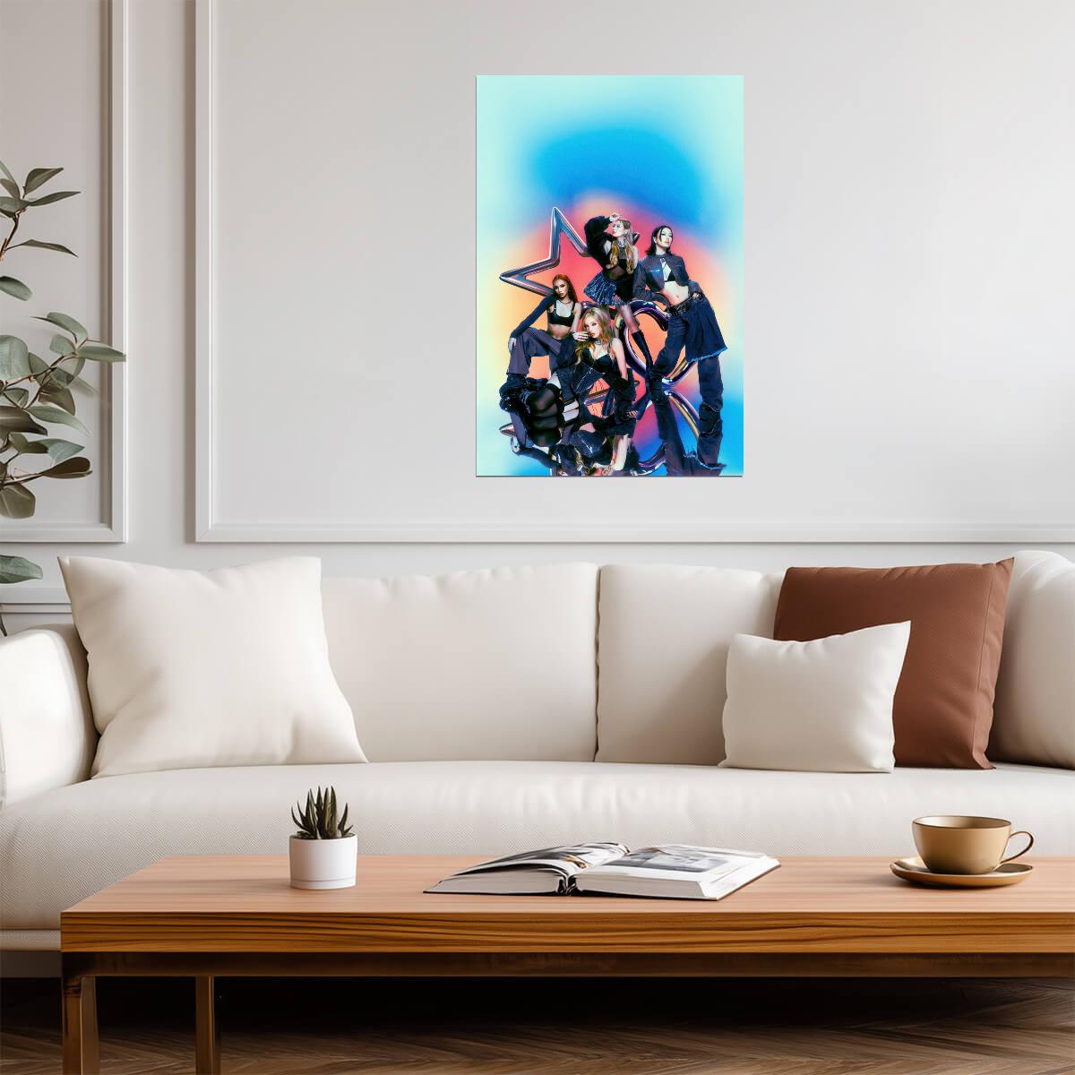 Girlset Group | Little Miss Art | K-pop Aesthetic Poster - Music Poster