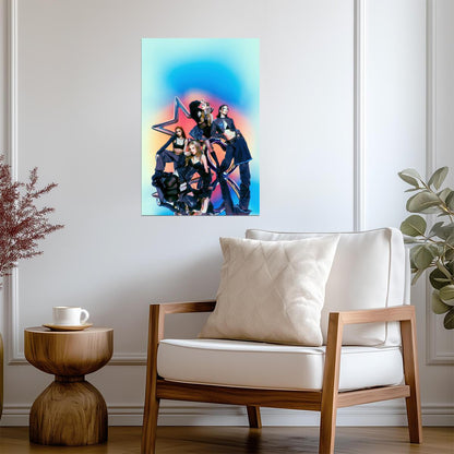 Girlset Group | Little Miss Art | K-pop Aesthetic Poster - Music Poster