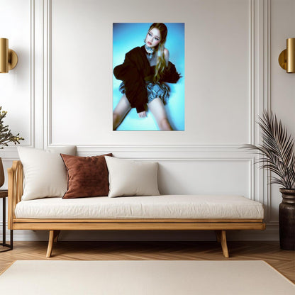Girlset Kendall | Little Miss Art | Cool Aesthetic Poster - Music Poster