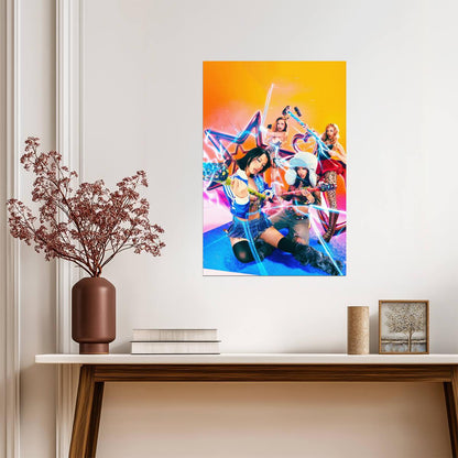 Girlset Group | Little Miss Vibrant | K-pop Trend Poster - Music Poster