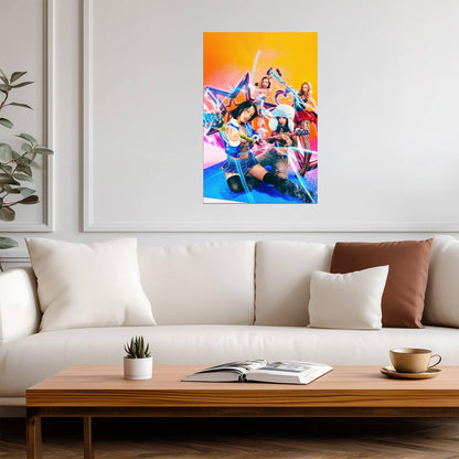 Girlset Group | Little Miss Vibrant | K-pop Trend Poster - Music Poster