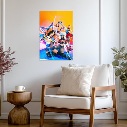 Girlset Group | Little Miss Vibrant | K-pop Trend Poster - Music Poster