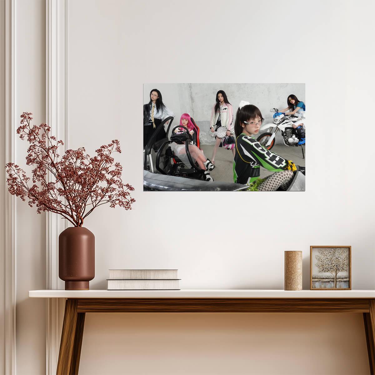 ILLIT Group | Not Cute Poster | Not My Name Concept - Music Poster