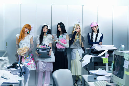 ILLIT Group | Not Cute Concept | Cool K-pop Poster - Music Poster