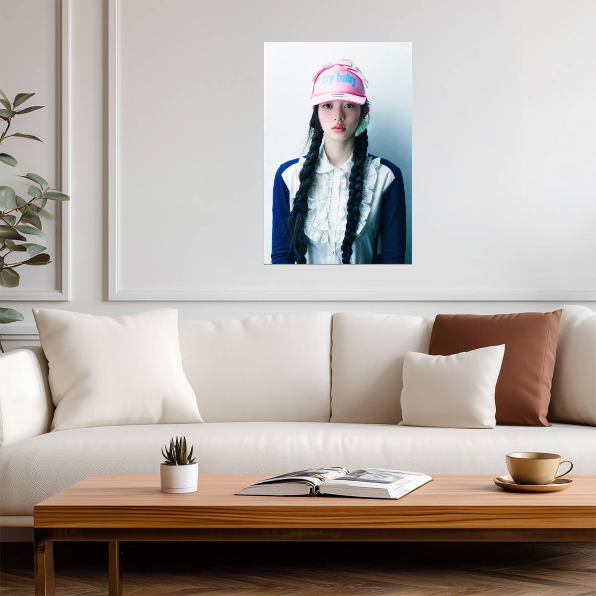 ILLIT Minju | Not Cute Poster | Super Real Me Art - Music Poster