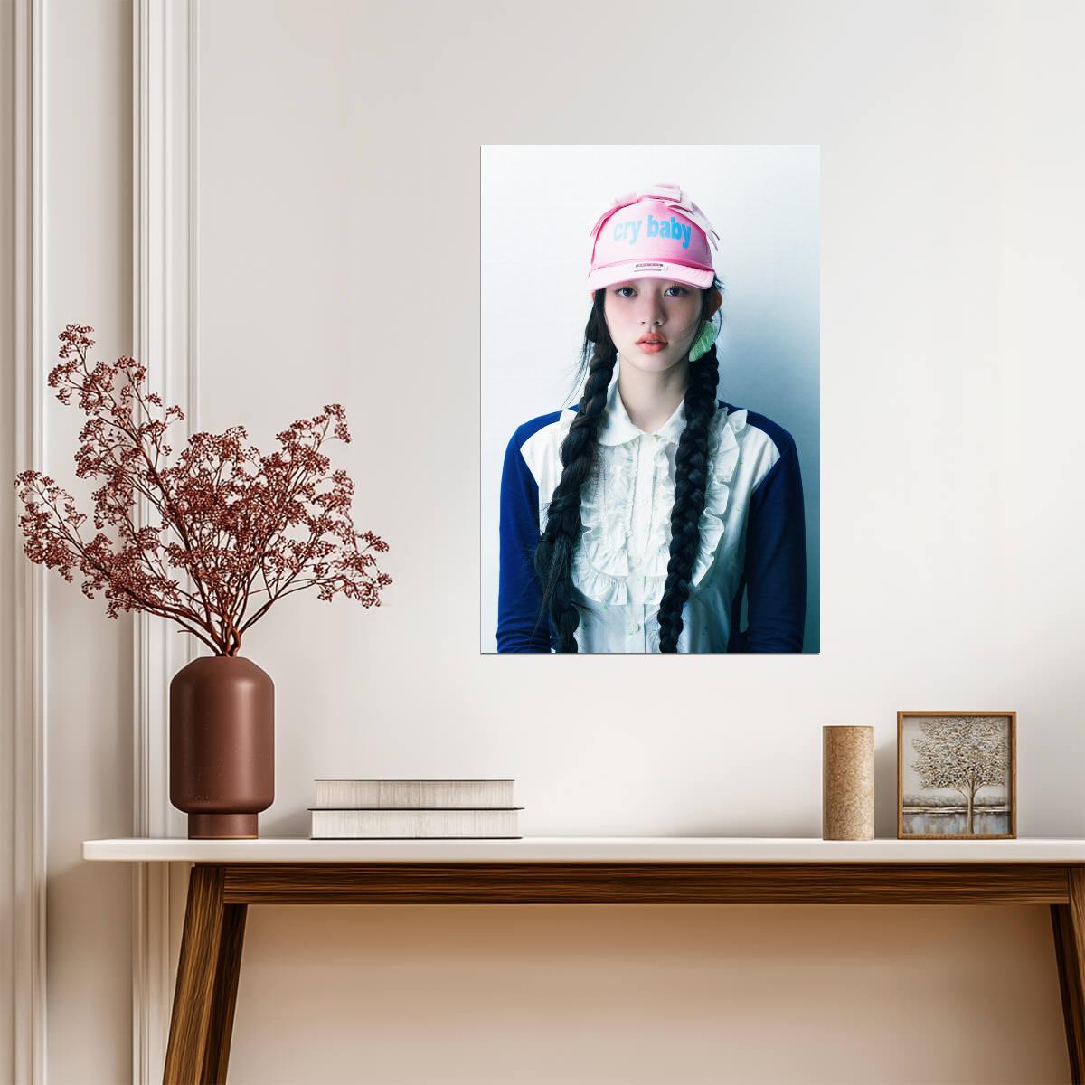 ILLIT Minju | Not Cute Poster | Super Real Me Art - Music Poster
