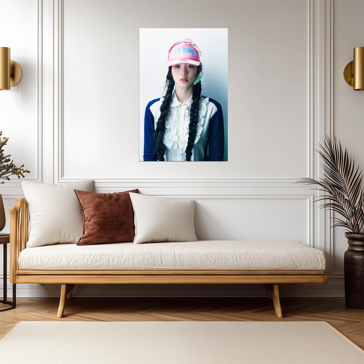 ILLIT Minju | Not Cute Poster | Super Real Me Art - Music Poster