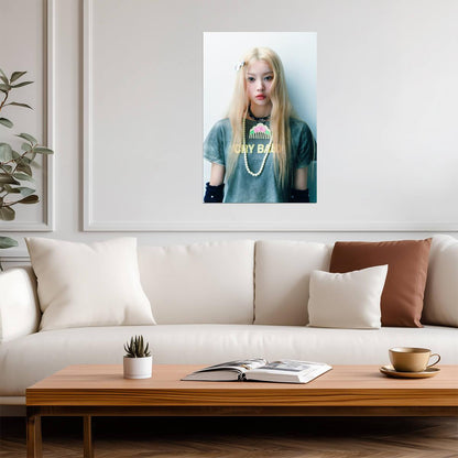 ILLIT Moka | Not Cute Poster | Super Real Me Decor - Music Poster