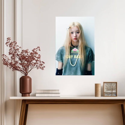 ILLIT Moka | Not Cute Poster | Super Real Me Decor - Music Poster