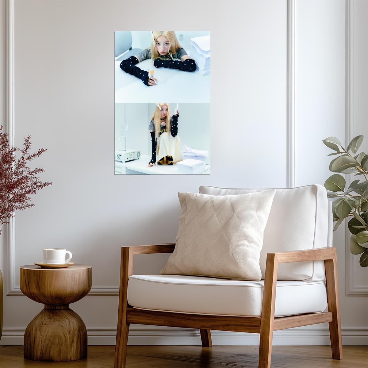 ILLIT Moka | Not Cute Art | K-pop Concept Poster - Music Poster