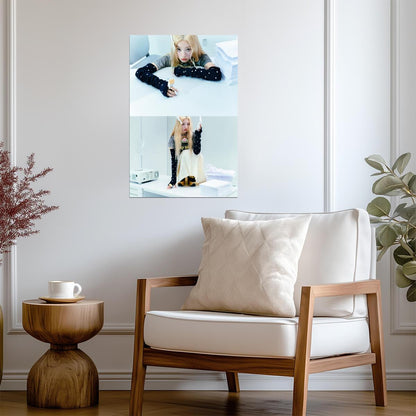 ILLIT Moka | Not Cute Art | K-pop Concept Poster - Music Poster