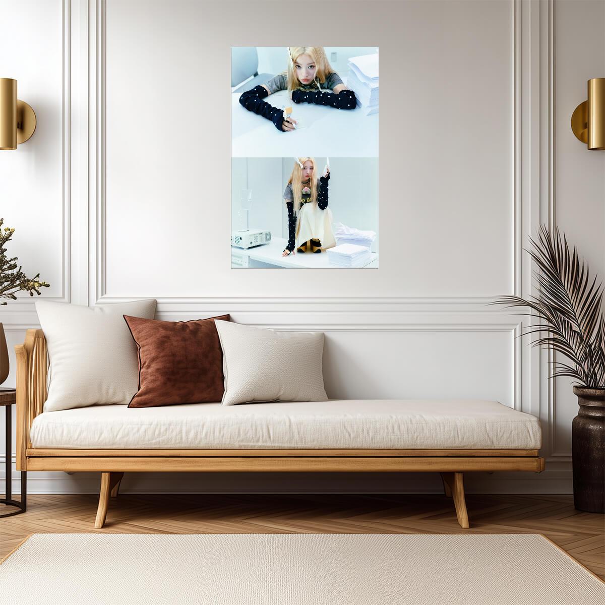 ILLIT Moka | Not Cute Art | K-pop Concept Poster - Music Poster