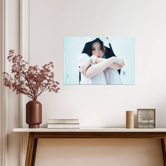 ILLIT Wonhee | Not Cute Photo | K-pop Fan Poster - Music Poster