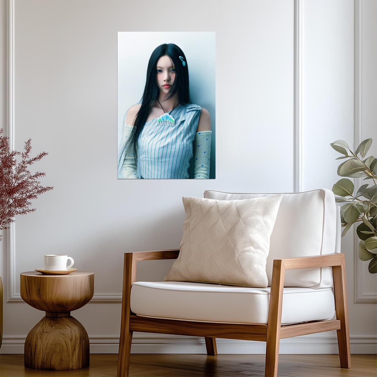 ILLIT Yunah | Not Cute Art | K-pop Aesthetic Poster - Music Poster