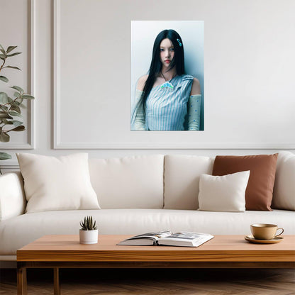 ILLIT Yunah | Not Cute Art | K-pop Aesthetic Poster - Music Poster