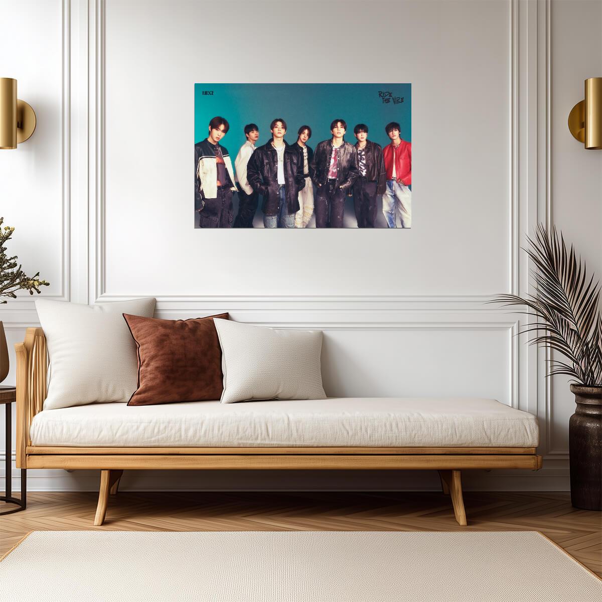 NEXZ Group | Ride The Vibe Poster | Debut Album Art - Music Poster