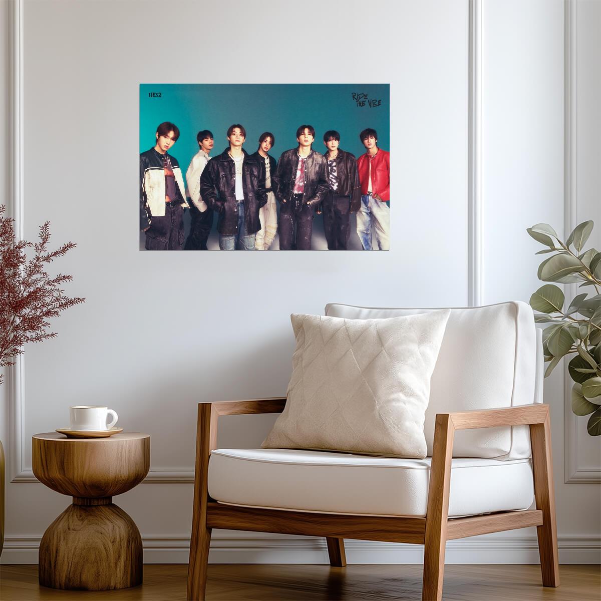 NEXZ Group | Ride The Vibe Poster | Debut Album Art - Music Poster