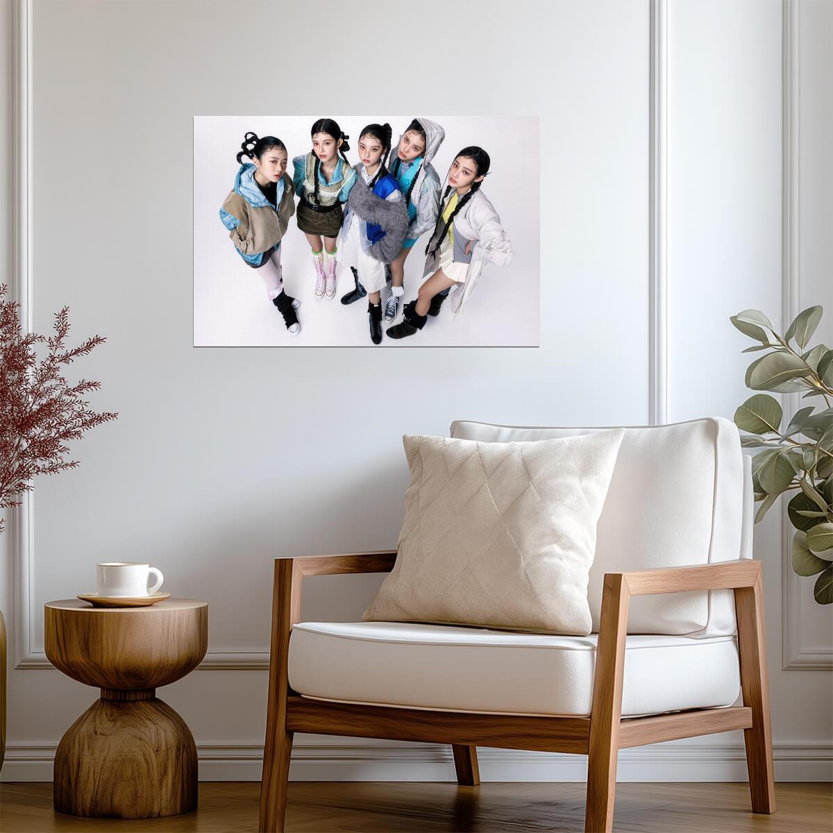 NJZ Group | NewJeans Image | K-pop Modern Poster - Music Poster
