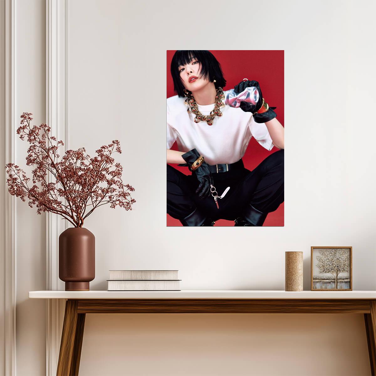 Irene Seulgi | Tilt Art | K-pop Aesthetic Poster - Music Poster
