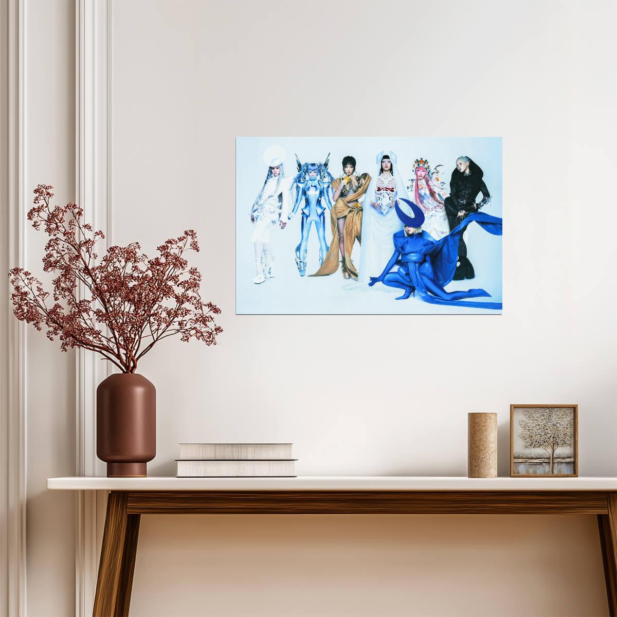 XG Poster | Gala Photoshoot | K-pop Aesthetic Print - Music Poster