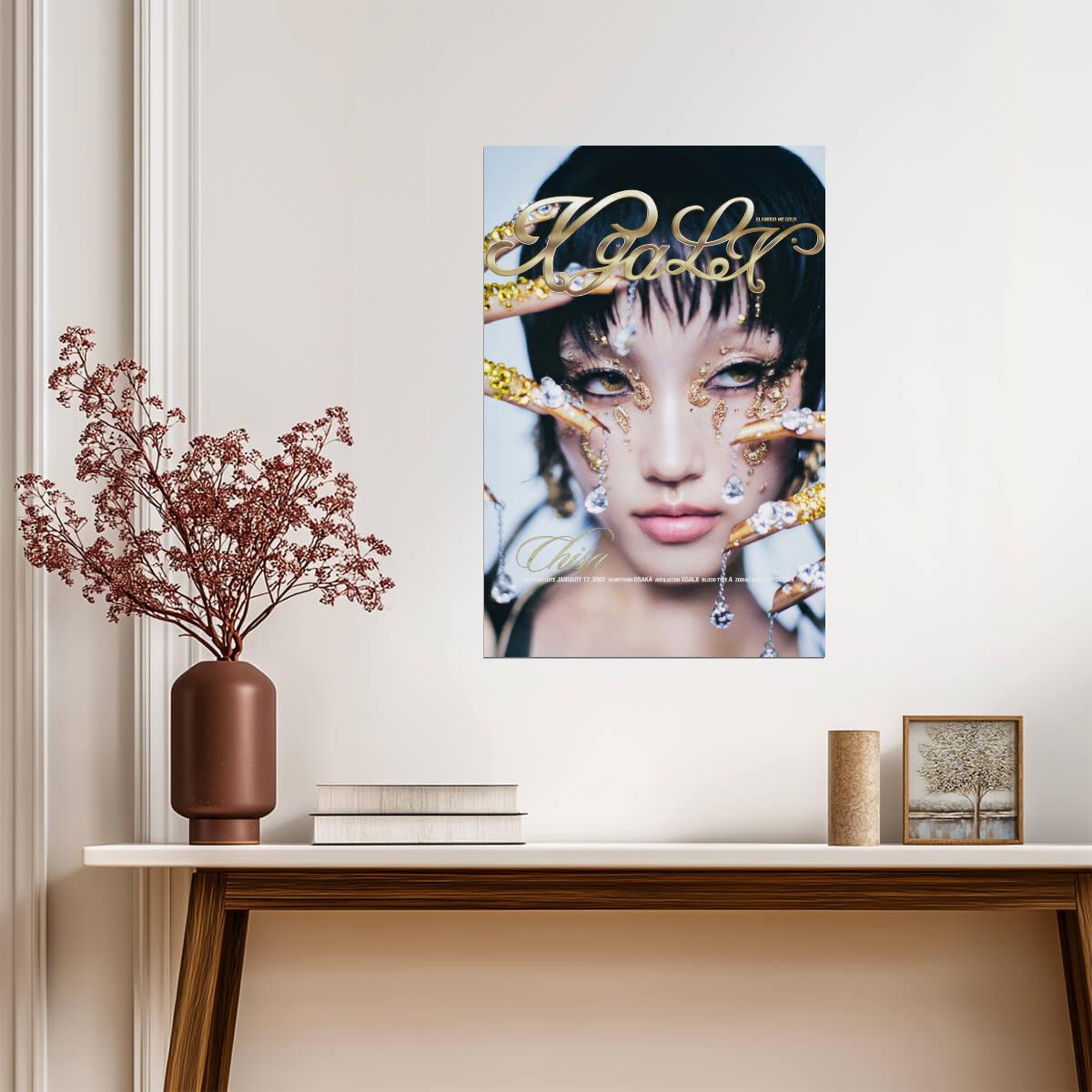XG Chisa | Gala Poster | K-pop Magazine Art - Music Poster
