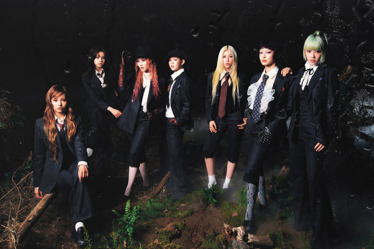 XG Poster | In The Rain | K-pop Concept Photo - Music Poster