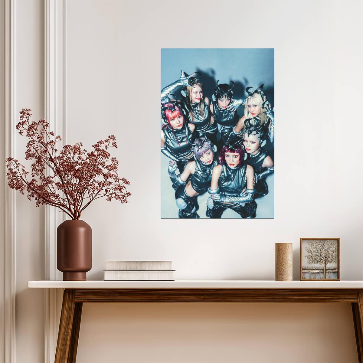 XG Poster | The Core | K-pop Group Art - Music Poster