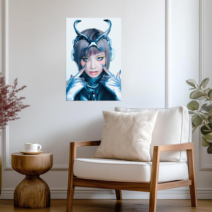 XG Hinata | Gala Art | K-pop Visual Poster - Music Poster