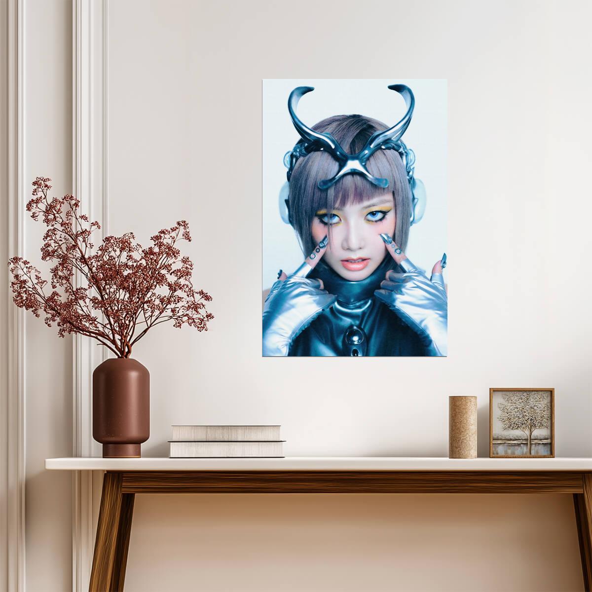 XG Hinata | Gala Art | K-pop Visual Poster - Music Poster