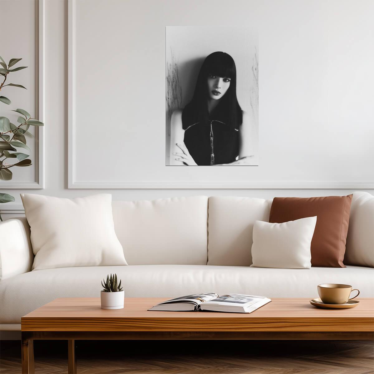 XG Jurin | Asaya Magazine Poster | K-pop Black and White Print - Music Poster