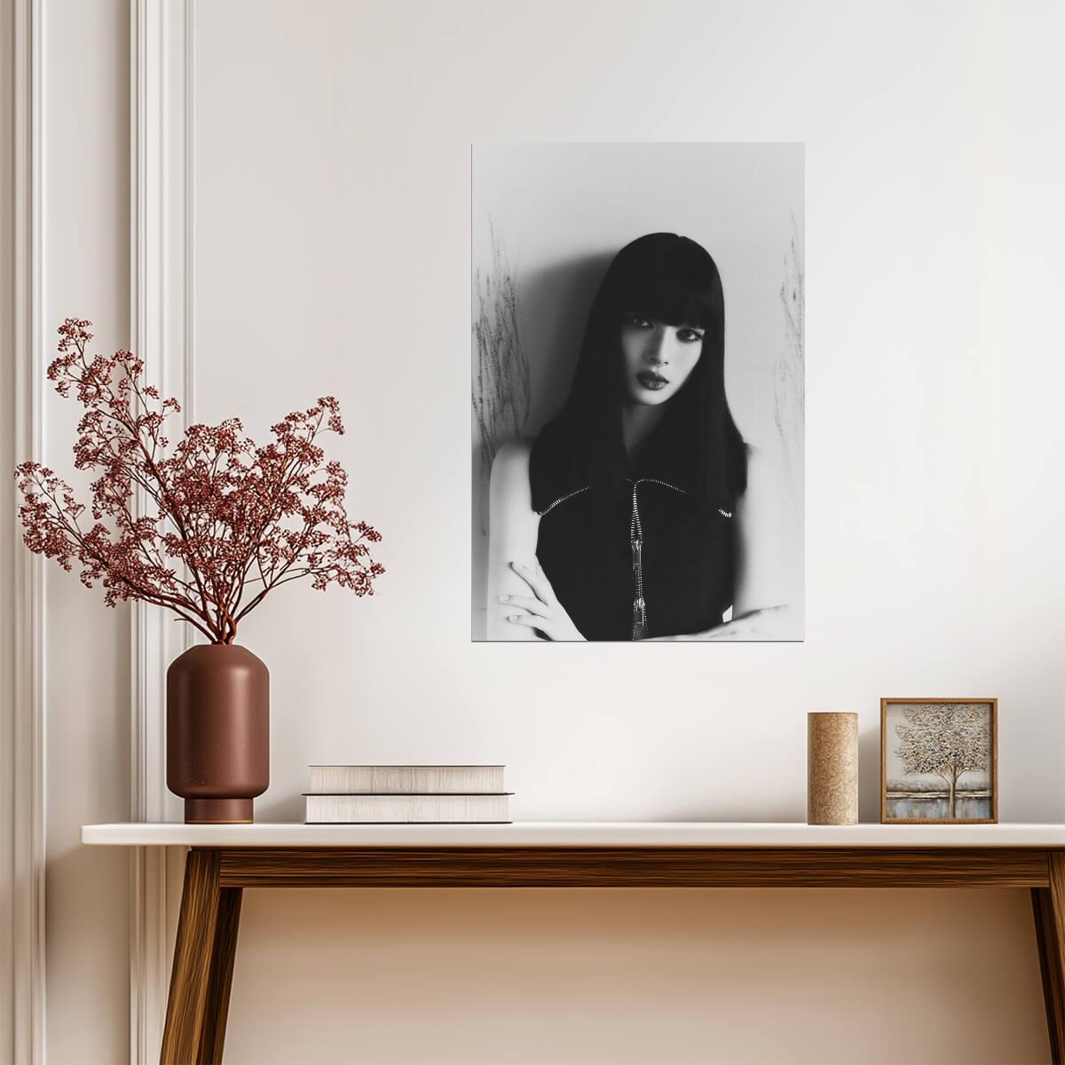 XG Jurin | Asaya Magazine Poster | K-pop Black and White Print - Music Poster