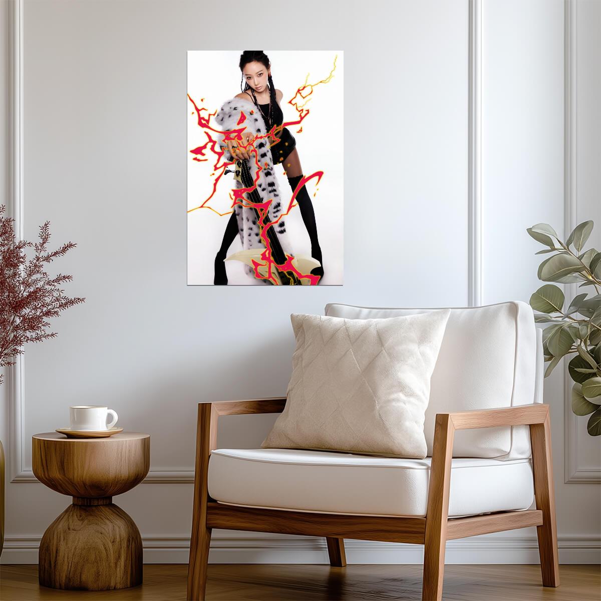 aespa Giselle | Rich Man Concept | K-pop Art Poster - Music Poster