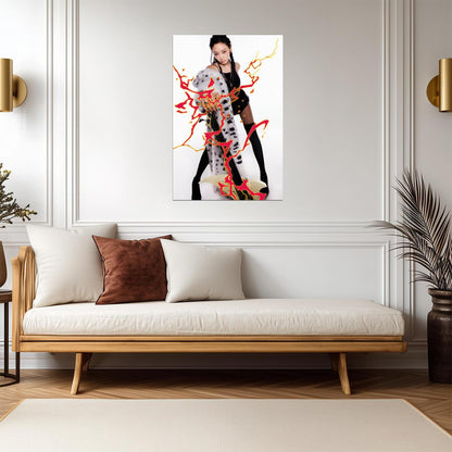 aespa Giselle | Rich Man Concept | K-pop Art Poster - Music Poster