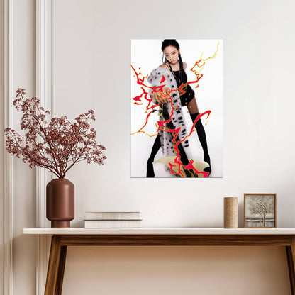 aespa Giselle | Rich Man Concept | K-pop Art Poster - Music Poster