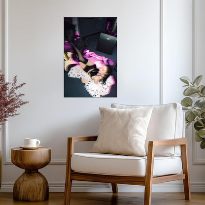 aespa Giselle | Rich Man Art | Cool K-pop Poster - Music Poster