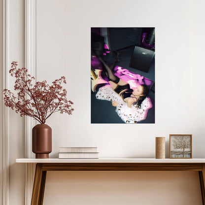 aespa Giselle | Rich Man Art | Cool K-pop Poster - Music Poster