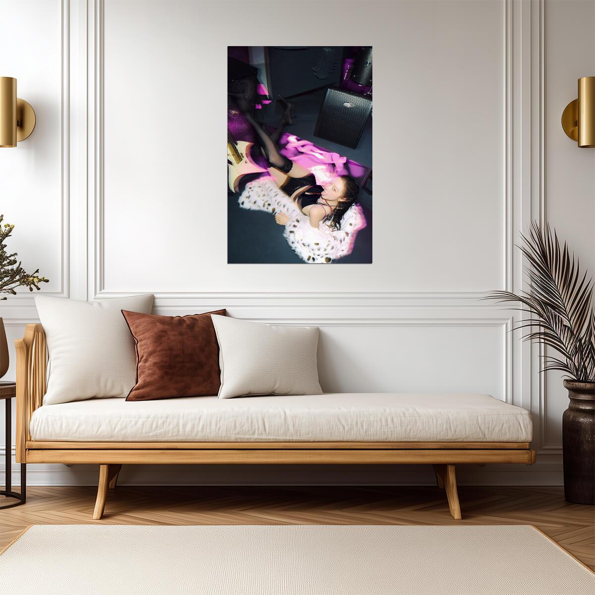 aespa Giselle | Rich Man Art | Cool K-pop Poster - Music Poster