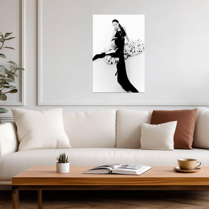 aespa Giselle | Rich Man Album | Black and White Poster - Music Poster