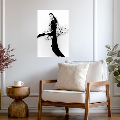 aespa Giselle | Rich Man Album | Black and White Poster - Music Poster