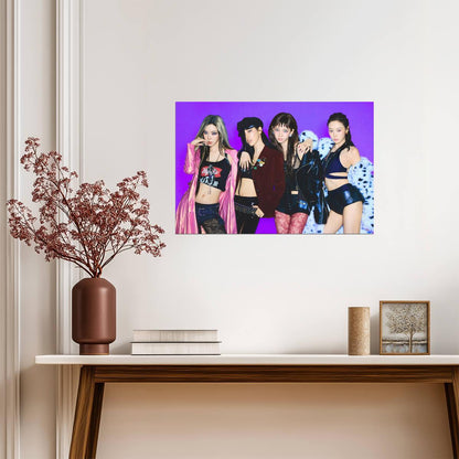 aespa Group | Rich Man Concept | Cool Vibrant Poster - Music Poster