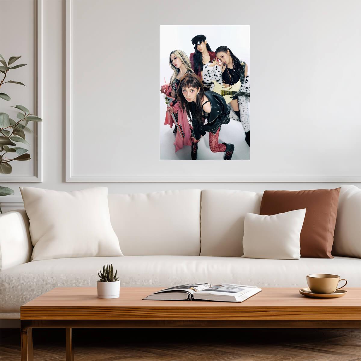 aespa Group | Rich Man Photo | Energy Version Poster - Music Poster