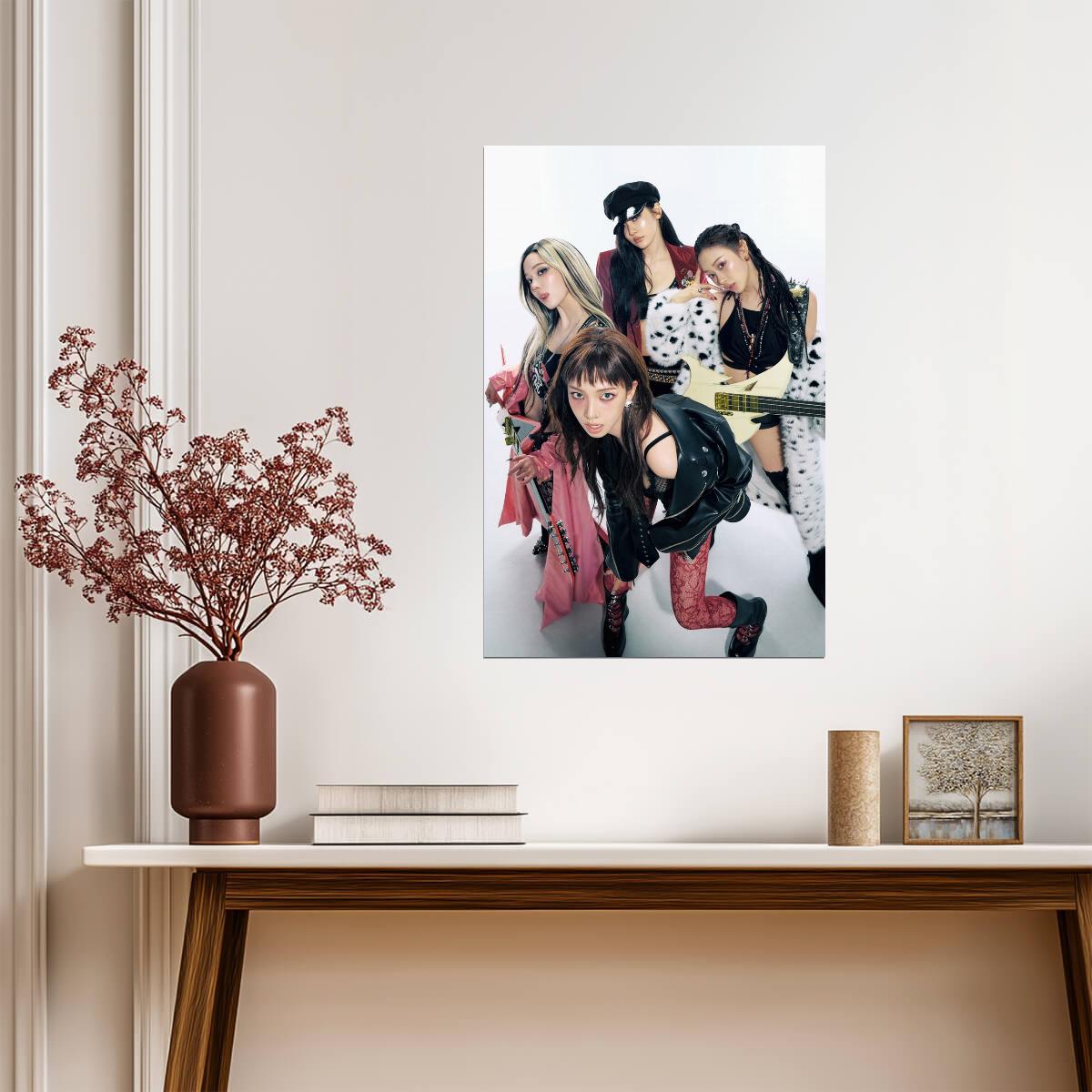 aespa Group | Rich Man Photo | Energy Version Poster - Music Poster
