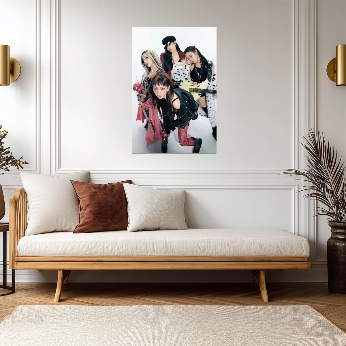 aespa Group | Rich Man Photo | Energy Version Poster - Music Poster